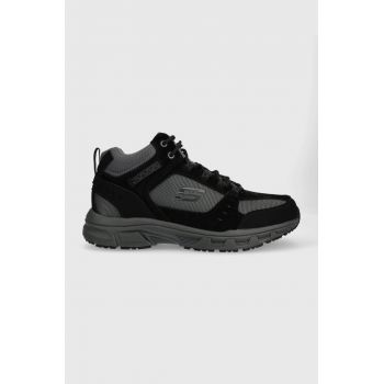 Skechers pantofi Oak Canyon - Ironhide barbati, culoarea negru Skechers pantofi Oak Canyon - Ironhide barbati, culoarea negru