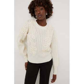 Answear Lab pulover femei, culoarea bej, light