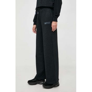 Boss Orange pantaloni de trening BOSS ORANGE culoarea negru, modelator