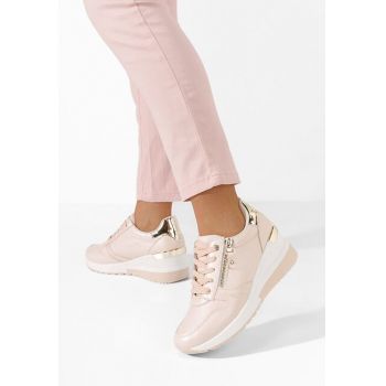 Sneakers cu platforma Palva roz