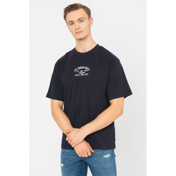 Tricou din bumbac cu imprimeu logo Carl