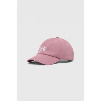 Under Armour sapca culoarea roz, cu imprimeu, 1376705