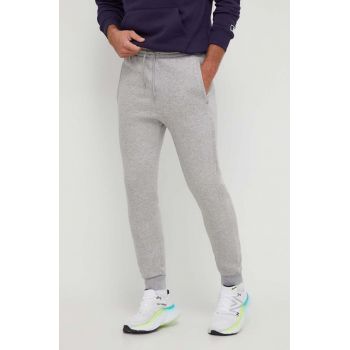 adidas Originals pantaloni de trening culoarea gri, melanj ieftini
