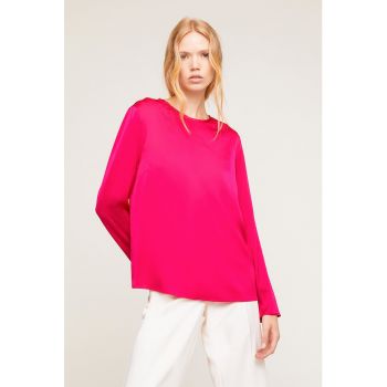 Bluza lejera cu aspect satinat