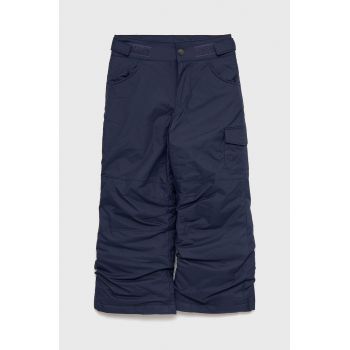 Columbia Pantaloni copii culoarea albastru marin