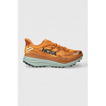 Hoka pantofi de alergat Stinson 7 culoarea portocaliu de firma originali