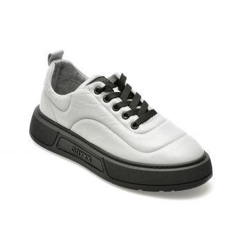 Pantofi GRYXX gri, 387341, din piele naturala