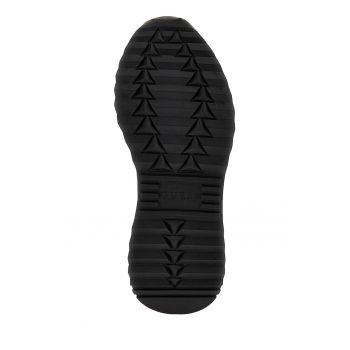 Pantofi sport de piele ecologica cu logo