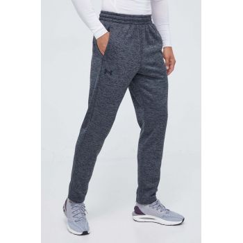 Under Armour pantaloni de trening Twist culoarea gri, melanj