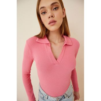 Bluza polo cambrata