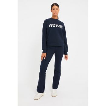 JEANS - Bluza cu logo pe piept pentru fitness