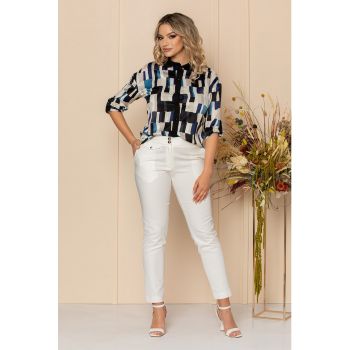 Pantaloni crop slim fit