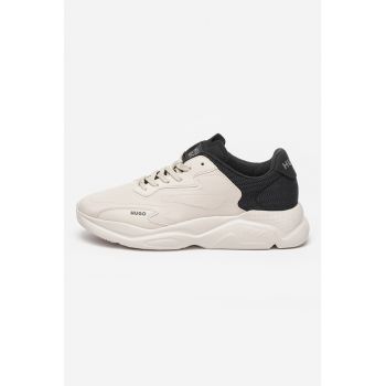Pantofi sport cu garnituri din material sintetic si plasa Leon Runn