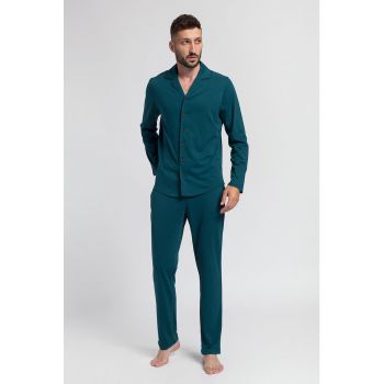 Pijama lunga din bumbac Vlad