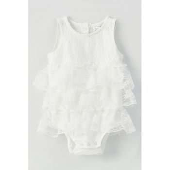 Rochie-body din dantela stratificata
