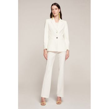 Sacou elegant cu revere decupate