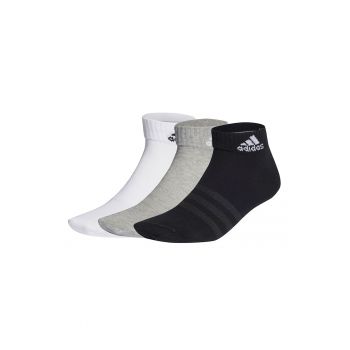 Set de sosete scurte unisex cu detalii logo - 3 perechi