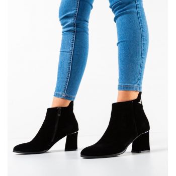 Botine dama Ward Negre