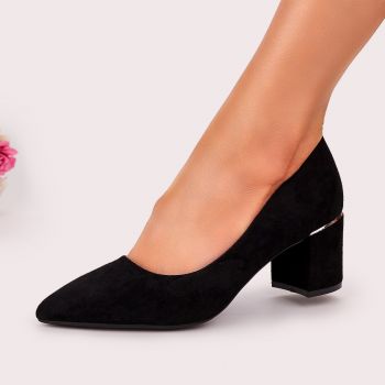 Pantofi Dama Negri Cu Toc Clota