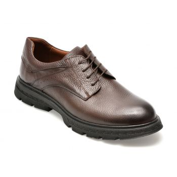 Pantofi GRYXX maro, 40451, din piele naturala ieftini