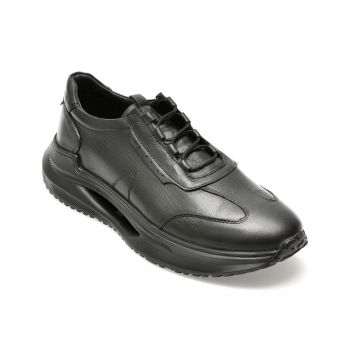 Pantofi GRYXX negri, M7000, din piele naturala ieftini