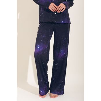 Pijama cu imprimeu celestial Anais de firma originale