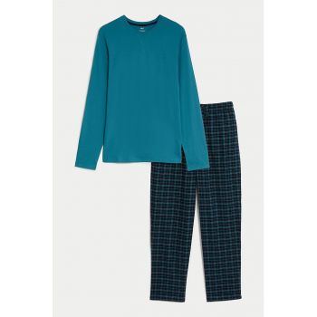 Pijama lunga din bumbac