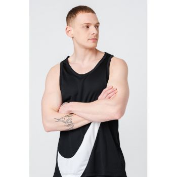 Top cu tehnologie Dri-Fit si imprimeu logo pentru baschet