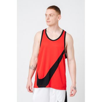 Top cu tehnologie Dri-Fit si imprimeu logo pentru baschet
