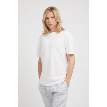 Tricou cu imprimeu logo pentru fitness