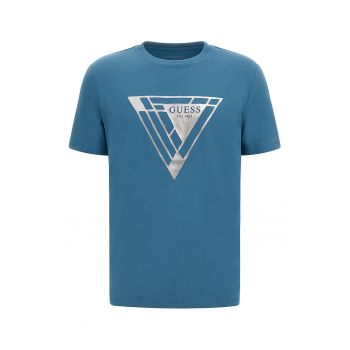 Tricou cu imprimeu metalizat