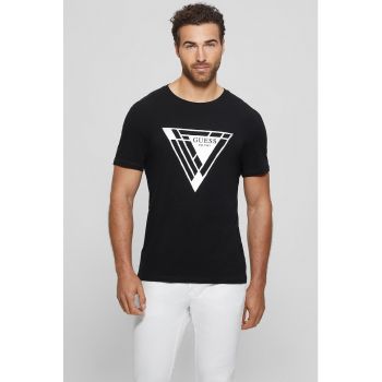 Tricou cu imprimeu metalizat