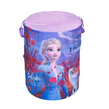 Cos pliabil cu capac pentru jucarii, Design Frozen 2,46x57 cm