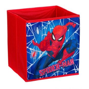 Cutie depozitare, Design Spiderman,Textil,25x25x25 cm