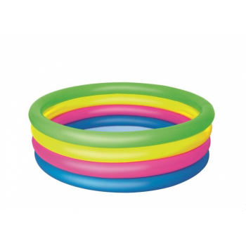 Piscina gonflabila cu 4 inele pentru copii Bestway, 157x46 cm, Multicolor ieftina
