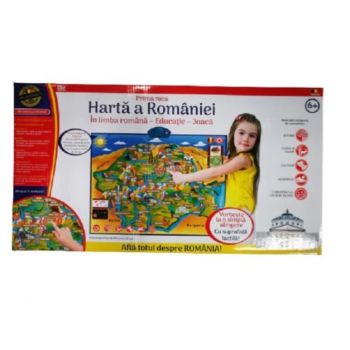 Prima mea Harta a Romaniei-Educatie si joaca
