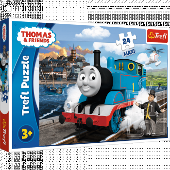 Puzzle carton Thomas Friends-Happy Thomas Day,24 piese maxi, +3
