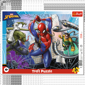 Puzzle carton tip plansa 25 piese,Spiderman,+4 ani