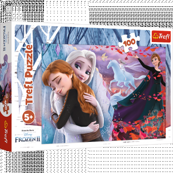 Puzzle carton Together for Forever Frozen II,100 piese,+5 ani