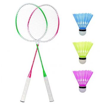 Set 2 rachete de badminton, ideale pentru copii, multicolor de firma original