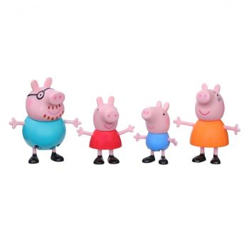 Set 4 Figurine Familia Peppa Pig - Nurio