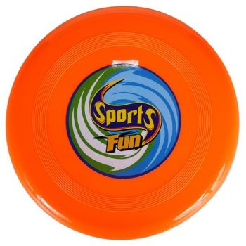 Disc Frisbee plastic,portocaliu,20 cm