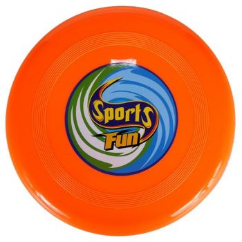 Disc Frisbee plastic,portocaliu,20 cm de firma original