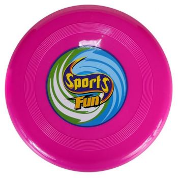 Disc Frisbee plastic,roz,20 cm de firma original