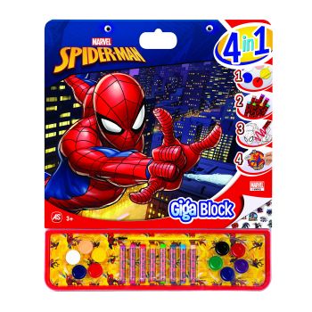 Set Desen Spiderman Giga Block 4 in 1