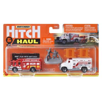 Matchbox Hitchhaul Set 2 Vehicule MBX Fire Rescue