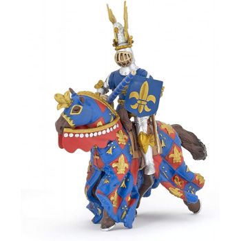 Papo - Figurina Cavaler Crin Albastru