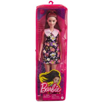 Barbie Fashionista Satena cu Rochie Florala de firma original