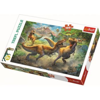 Puzzle Trefl 160 Tyrannosauri in Lupta