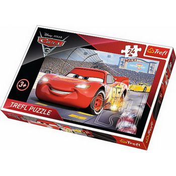 Puzzle Trefl 24 Maxi Campionul McQueen Cars 3